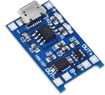 Módulo Carregador de Bateria Lítio 1s TP4056 com Proteção BMS