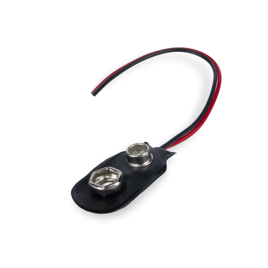 Clip Conector para Bateria de 9V sem plug